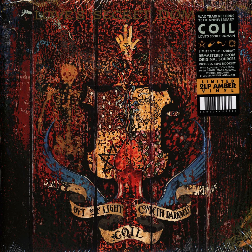 Coil - Love's Secret Domain 30th Anniversary 2LP Amber Vinyl Edition