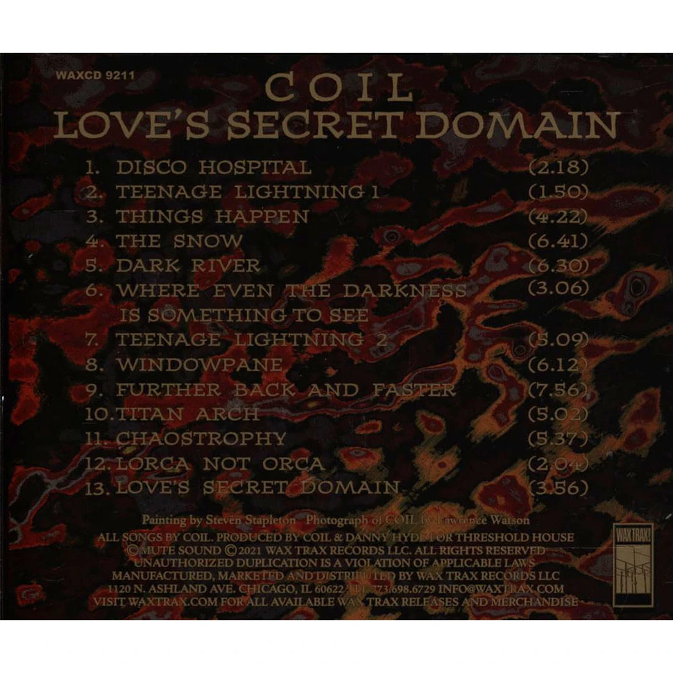 Coil - Love's Secret Domain 30th Anniversar Edition