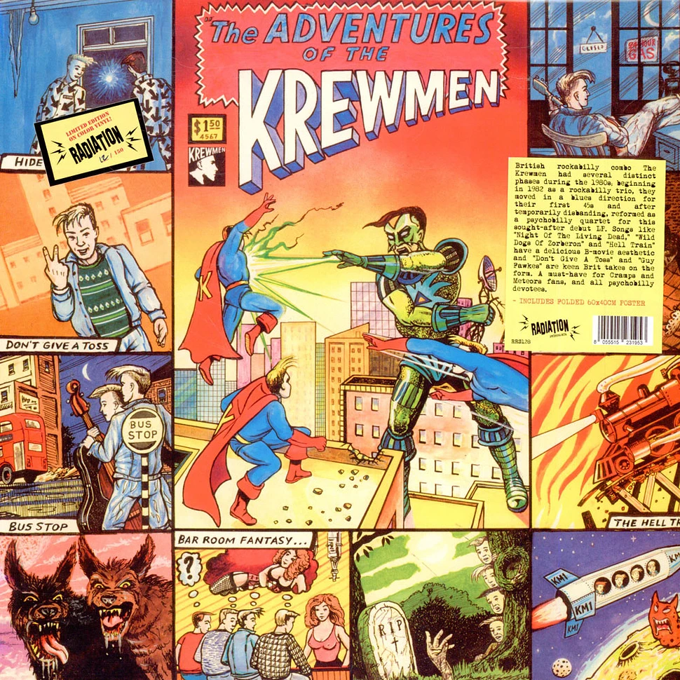 Krewmen - The Adventures Of The Krewmen Blue Vinyl Edition