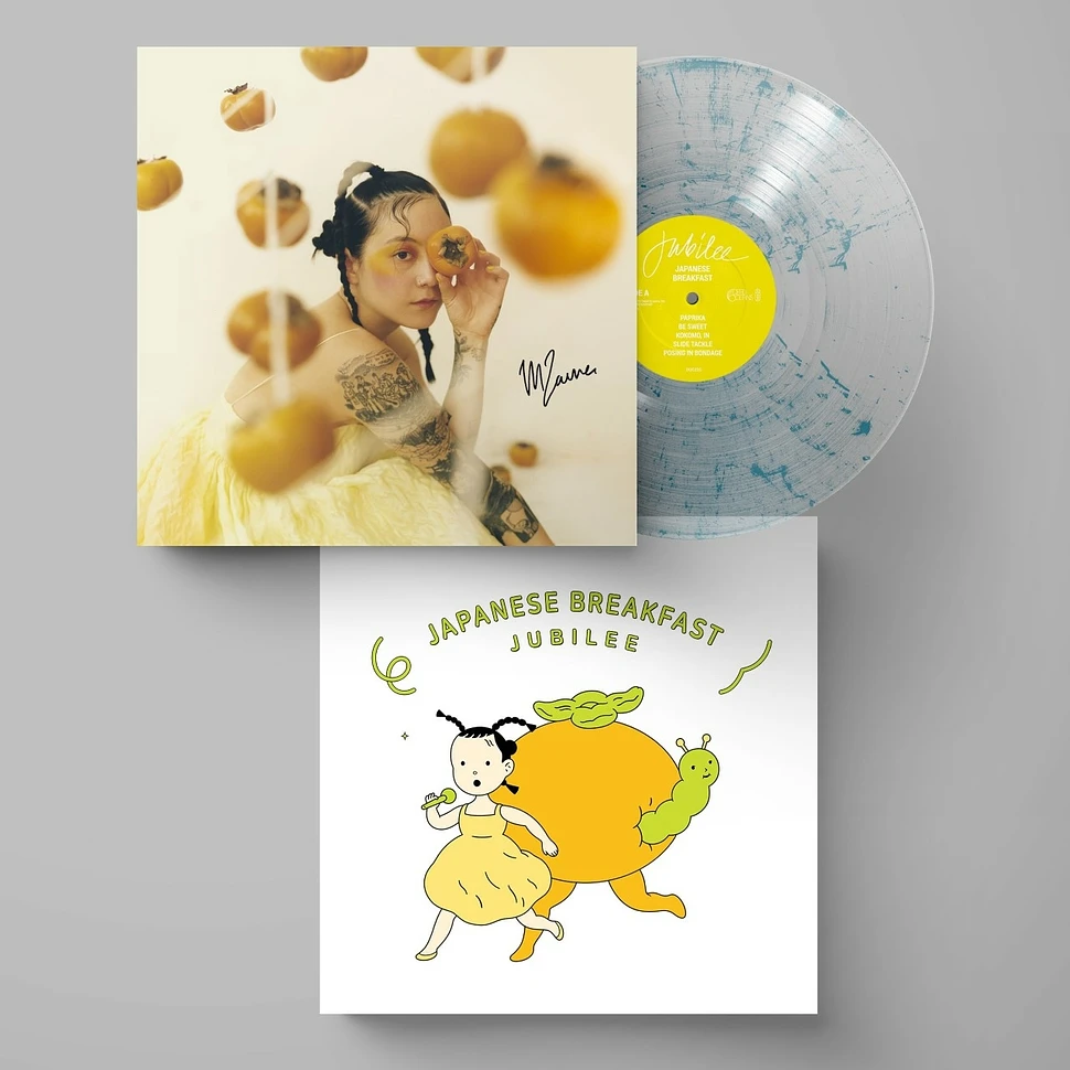 Japanese Breakfast - Jubilee Signed Clear With Turquoise Swirl Vinyl Edition