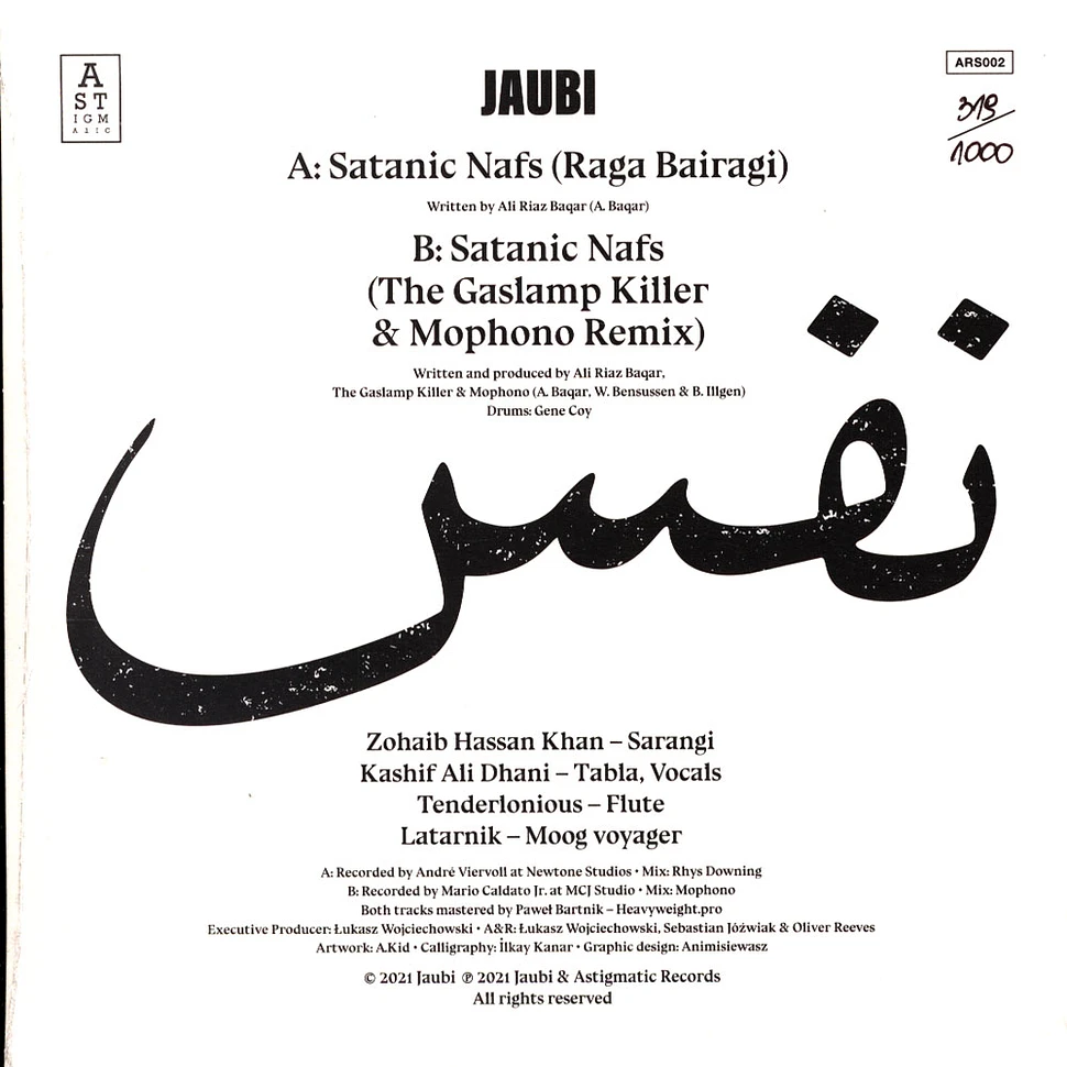 Jaubi - Satanic Nafs (With The Gaslamp Killer & Mophono Remix)