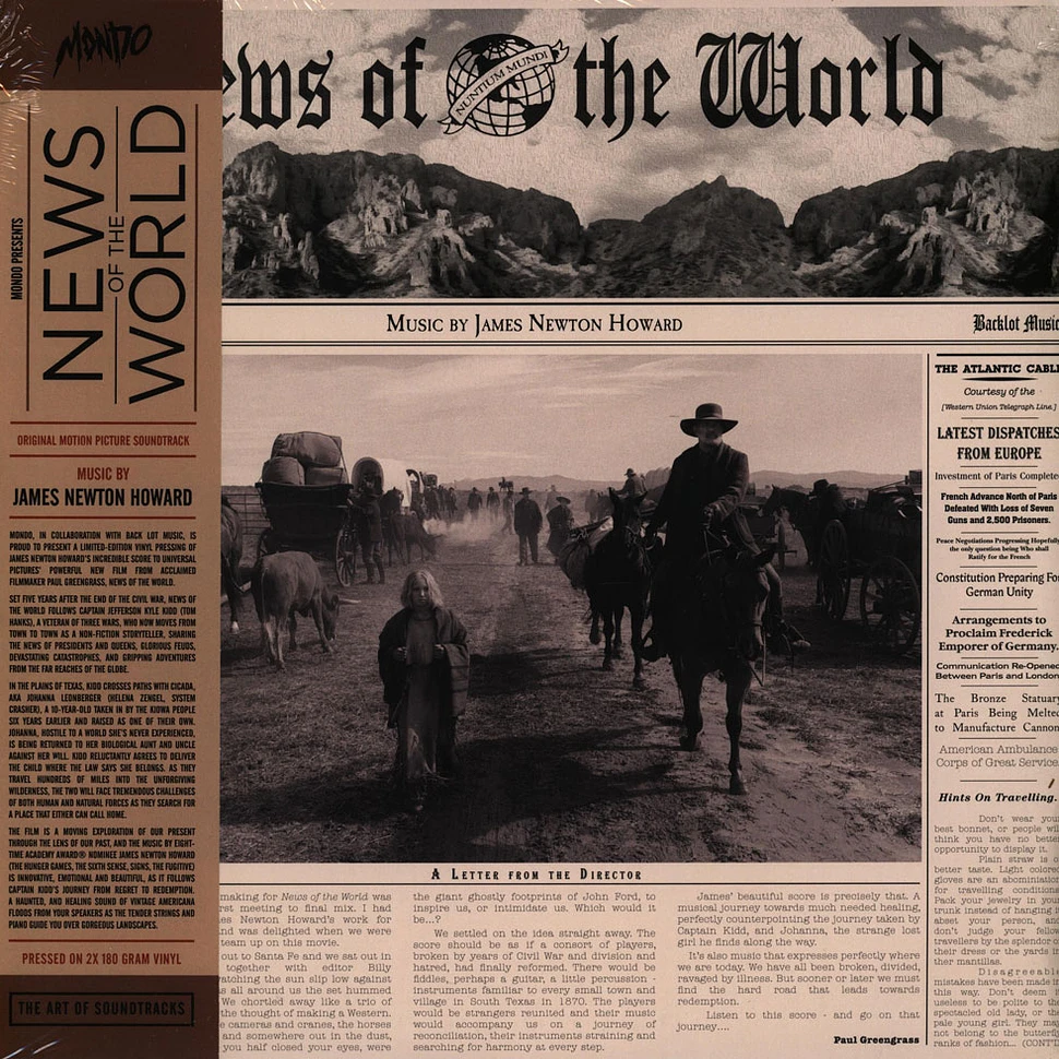James Newton Howard - OST News Of The World