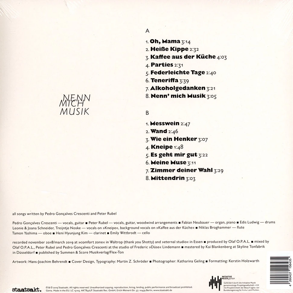 Düsseldorf Düsterboys - Nenn Mich Musik HHV Exclusive White Marbled Vinyl Edition