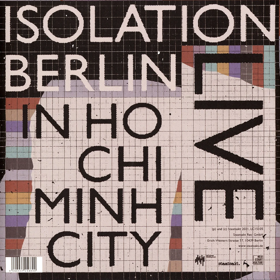 Isolation Berlin - Geheimnis + Live In Ho Chi Minh City HHV Exclusive Orange Vinyl Edition
