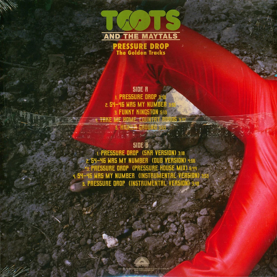 Toots & The Maytals - Pressure Drop - The Golden Tracks Tri-Colored Vinyl Edition