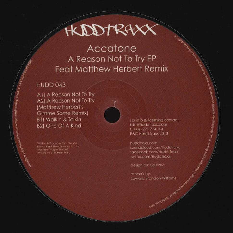 Accatone - A Reason Not To Try EP