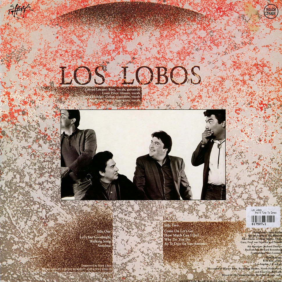 Los Lobos - And A Time To Dance - Vinyl LP - 1984 - UK