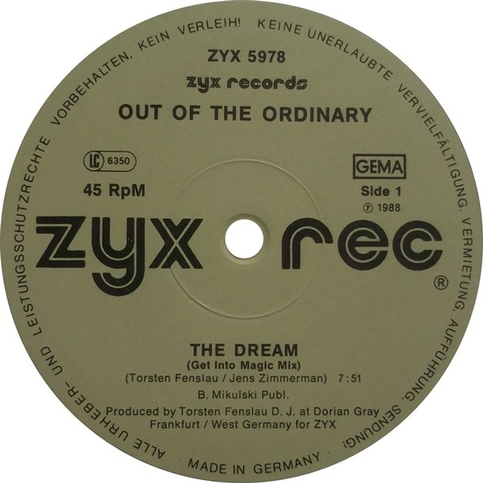 Out Of The Ordinary - The Dream