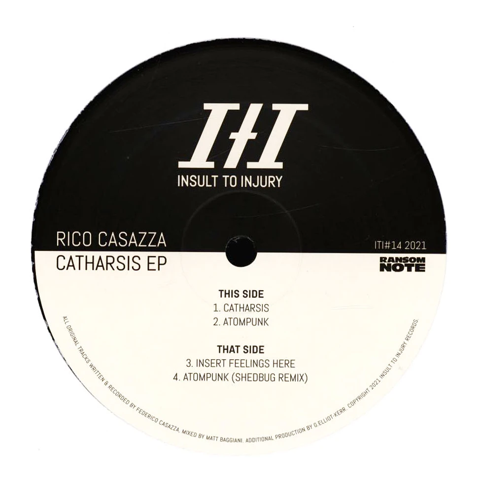 Rico Casazza - Catharsis EP Shedbug Remix