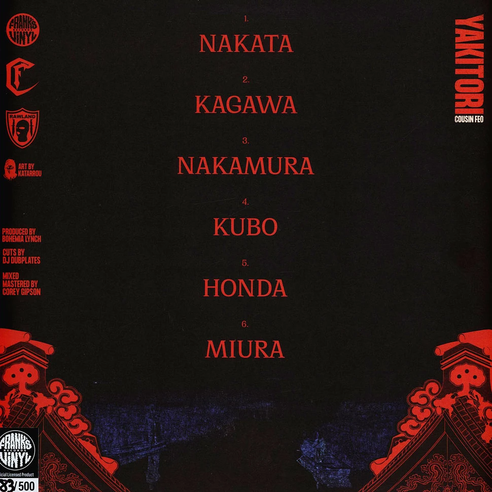 Cousin Feo, Bohemia Lynch - Yakitori Black Vinyl Edition