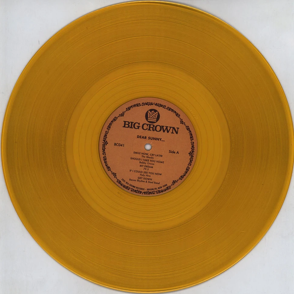 V.A. - Dear Sunny Transculent Yellow Vinyl Edition