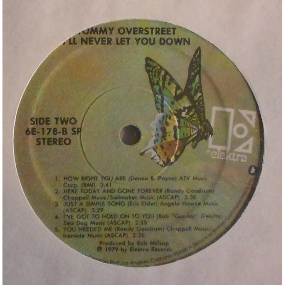 Tommy Overstreet - I'll Never Let You Down