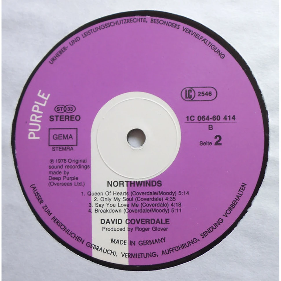 David Coverdale - Northwinds