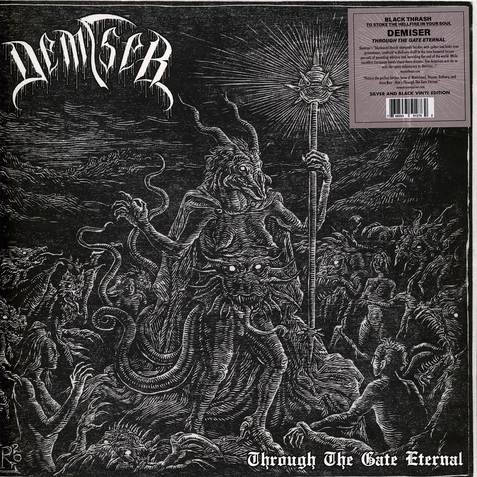 Demiser - Through The Gate Eternal Blackened Silver Vinyl Edidtion