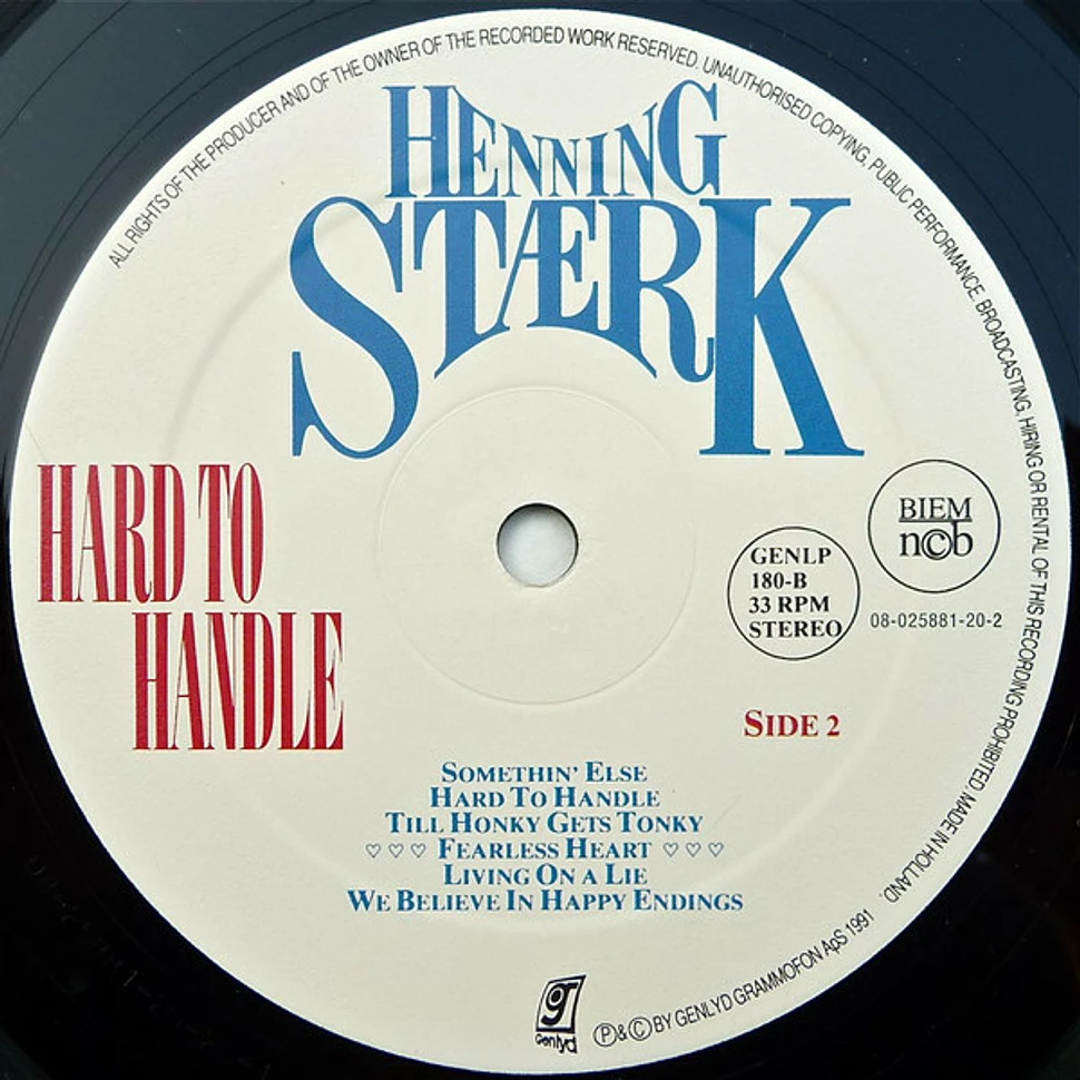 Henning Stærk - Hard To Handle