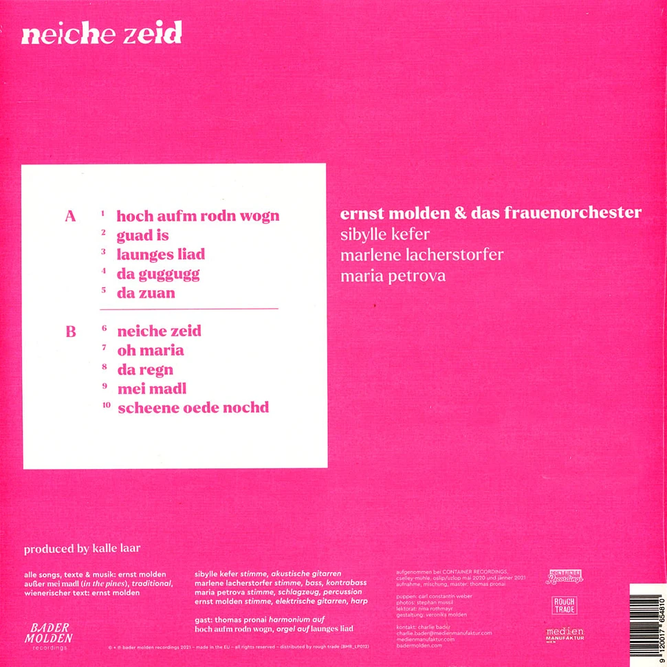 Ernst Molden & Das Frauenorchester - Neiche Zeid