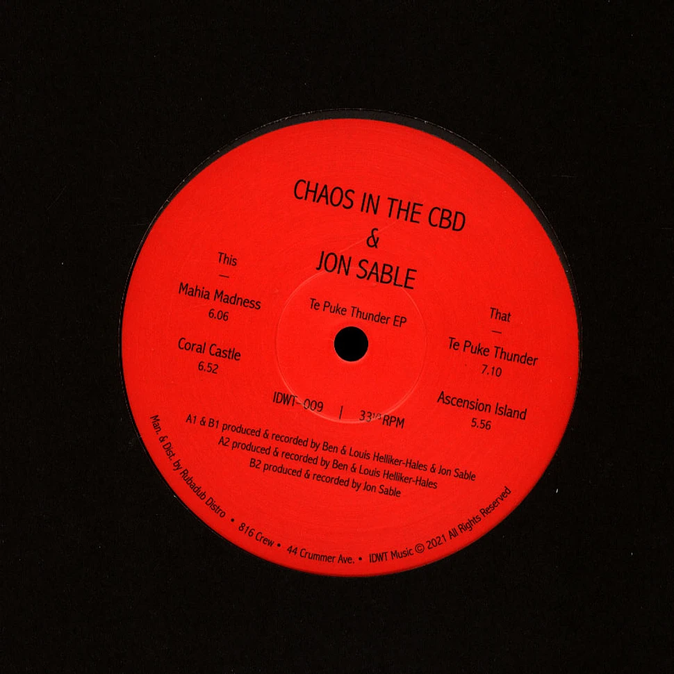 Chaos In The Cbd / Jon Sable - Te Puke Thunder EP