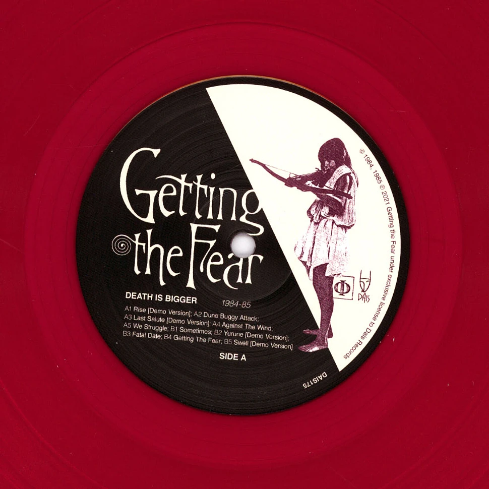 Getting The Fear - Death Is Bigger 1984-85 Clear Purple Vinyl Edition Vinyl Edition