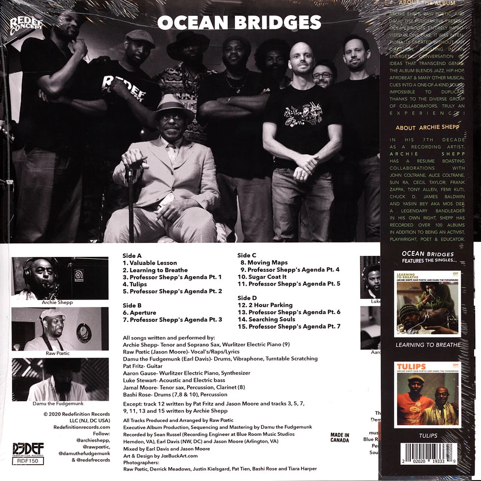 Archie Shepp, Raw Poetic & Damu The Fudgemunk - Ocean Bridges