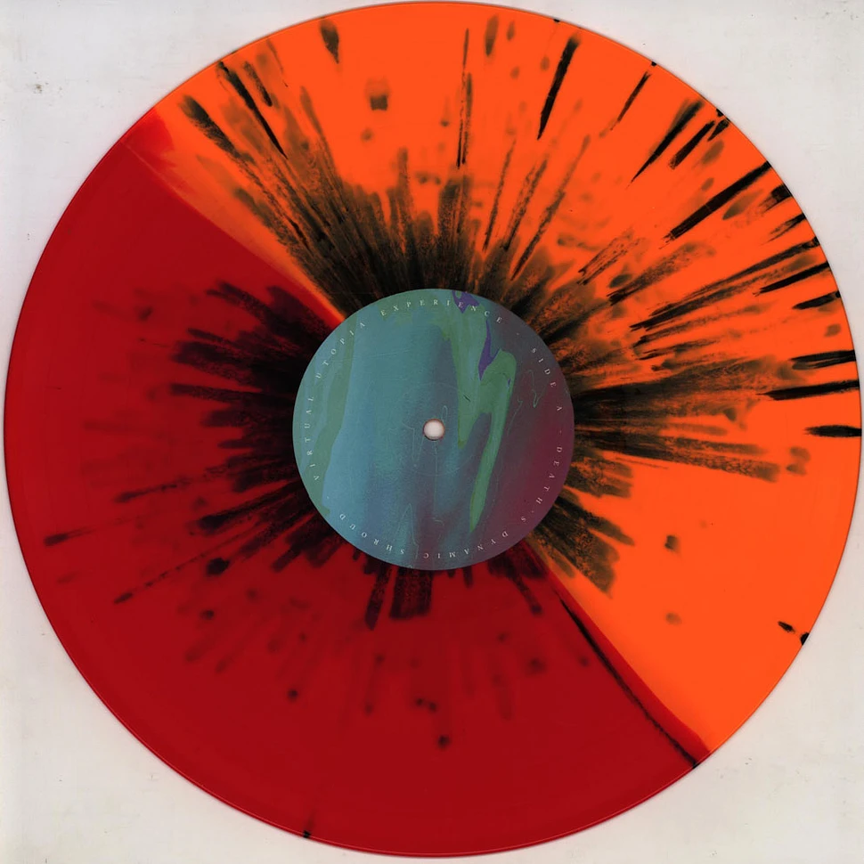 Death's Dynamic Shroud - Virtual Utopia Experience Half & Half Splattered Vinyl Edition