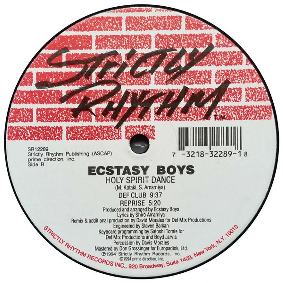 Ecstasy Boys - Holy Spirit Dance
