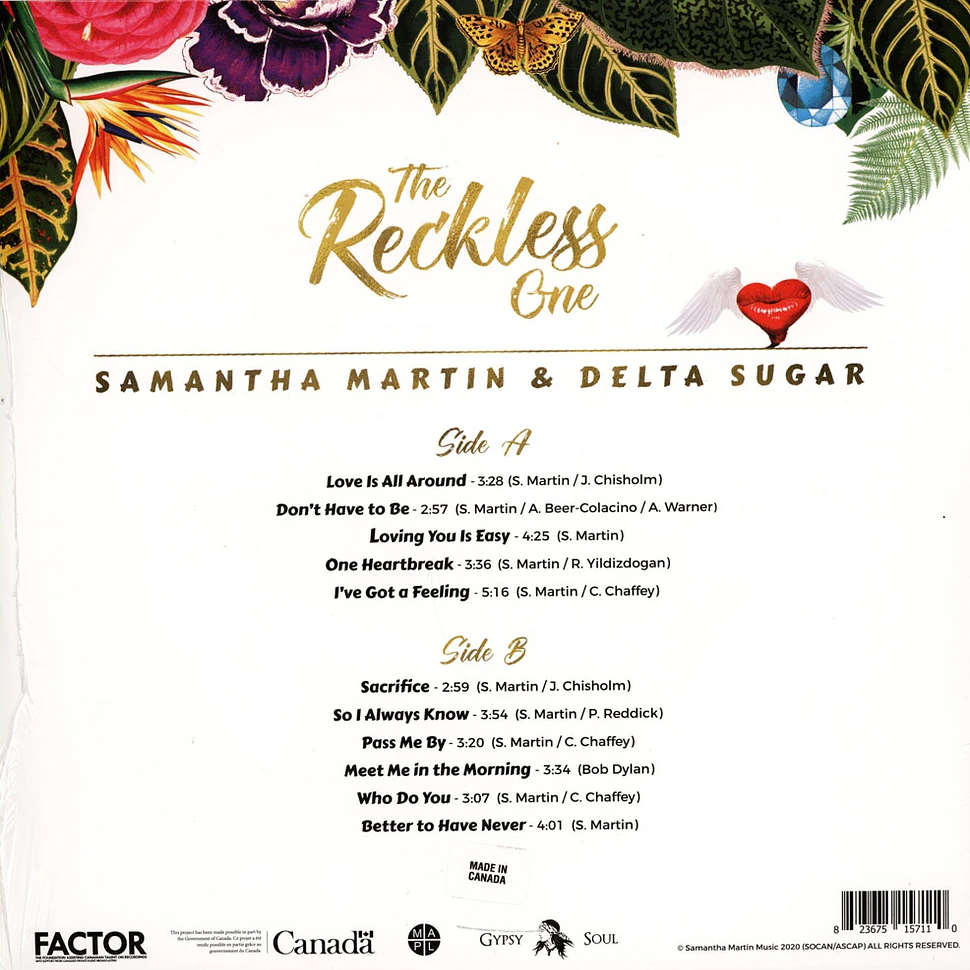 Samantha Martin & Delta Sugar - Reckless One