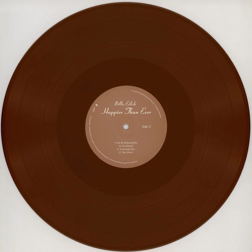 Billie Eilish - Happier Than Ever Indie Exclusive Brown Vinyl Edition