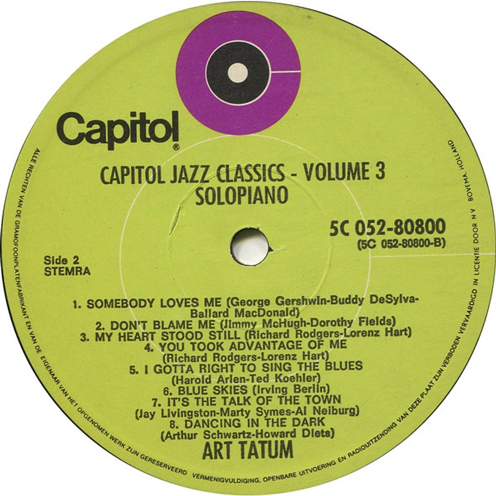Art Tatum - Solo Piano