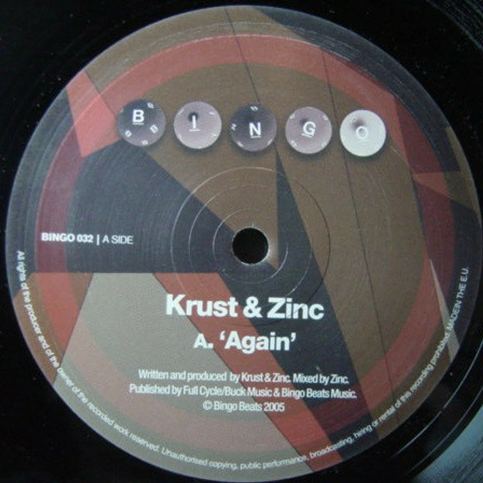 Krust & DJ Zinc - Again / New Territory