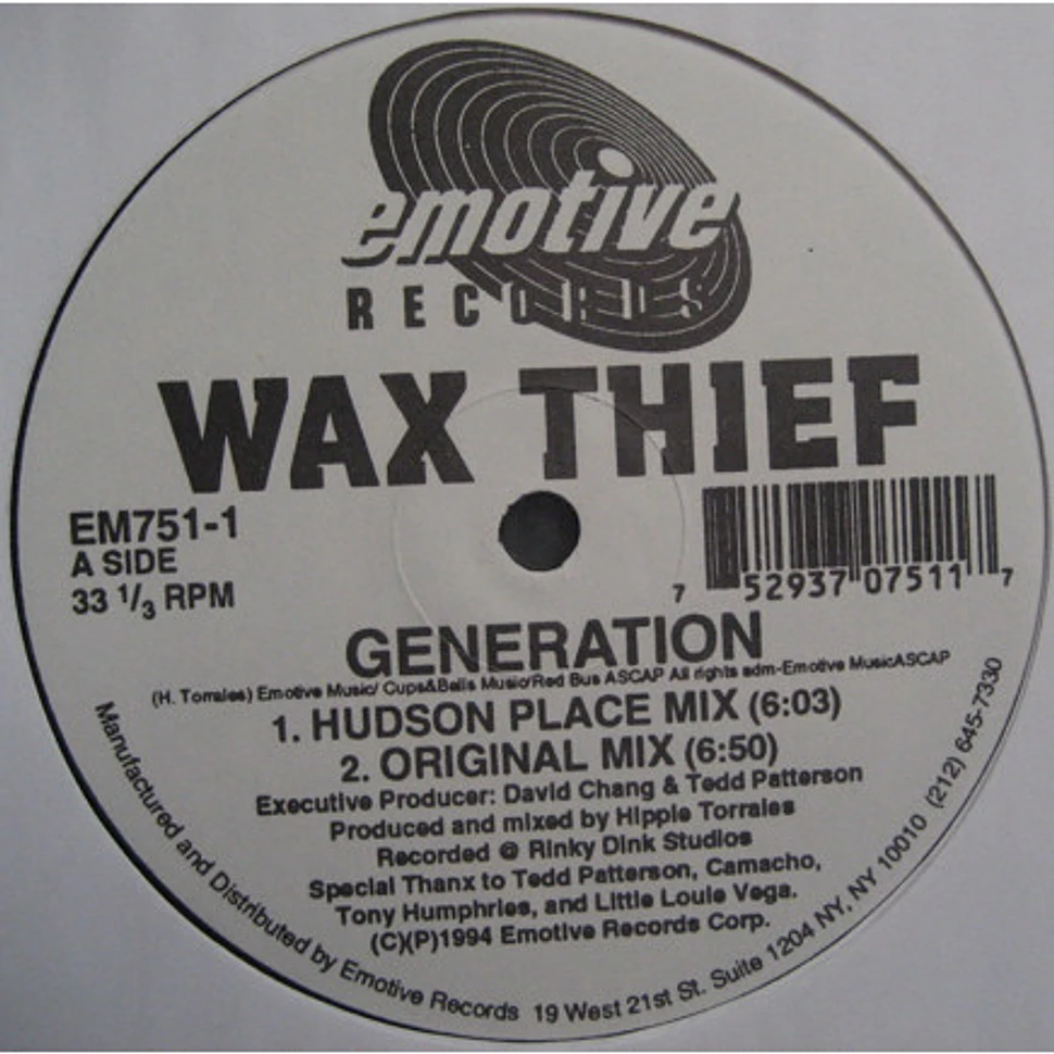 Wax Thief - Generation