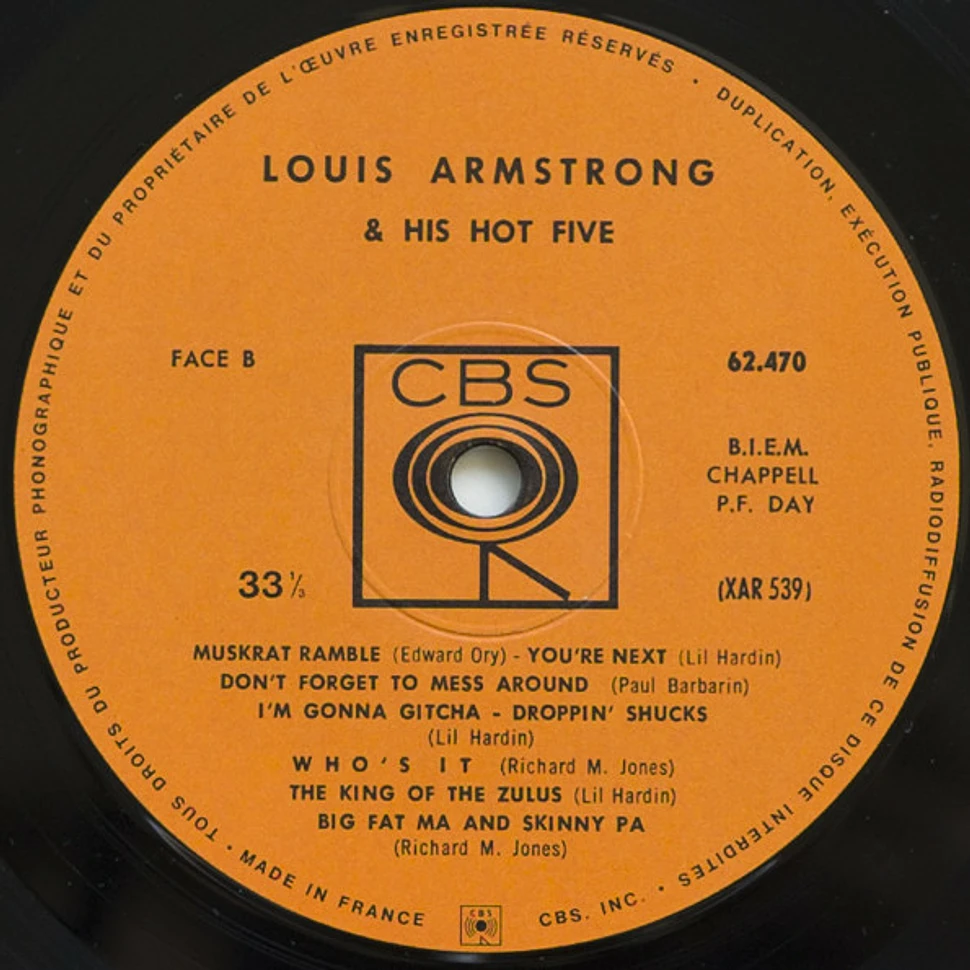 Louis Armstrong - V.S.O.P. (Very Special Old Phonography) Vol 1