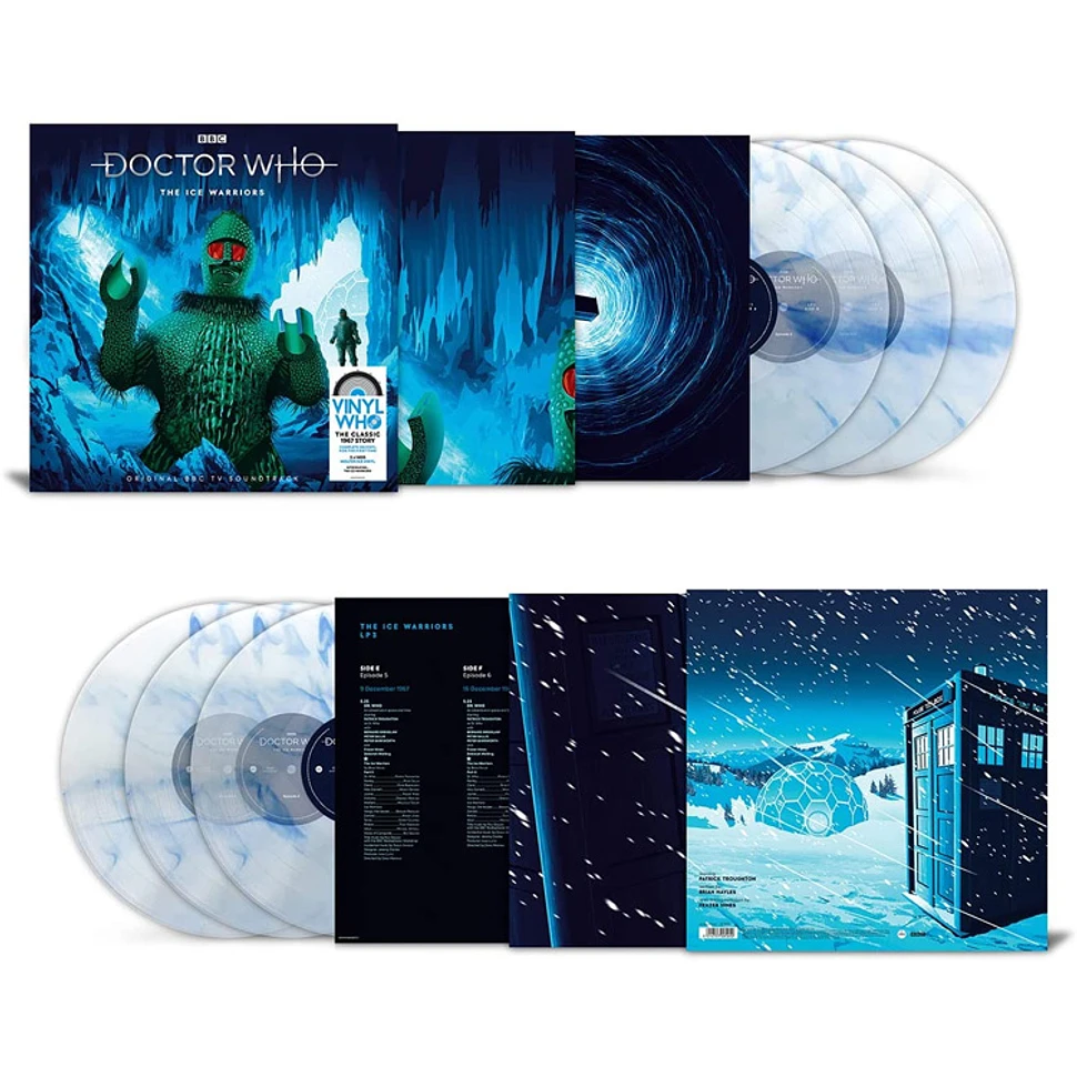 Doctor Who - The Ice Warriors Deluxe Molten Ice Vinyl Edition