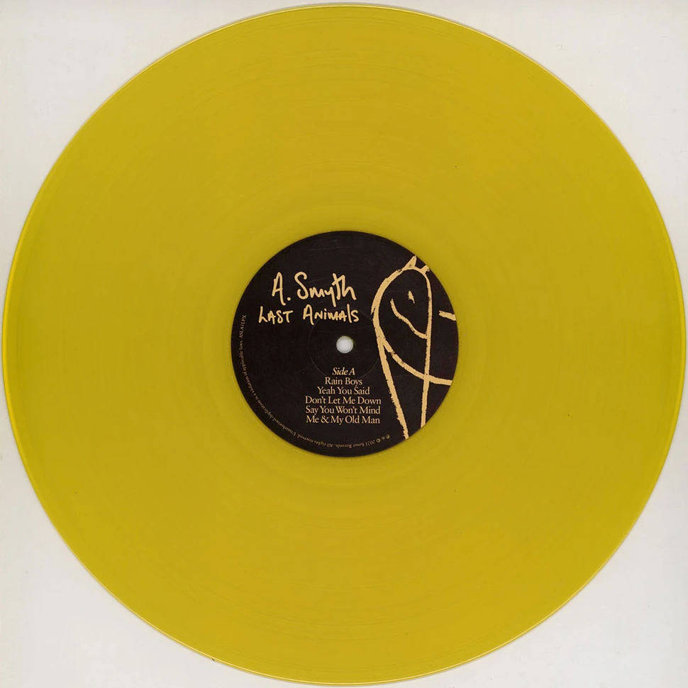 A. Smyth - Last Animals Yellow Vinyl Edition