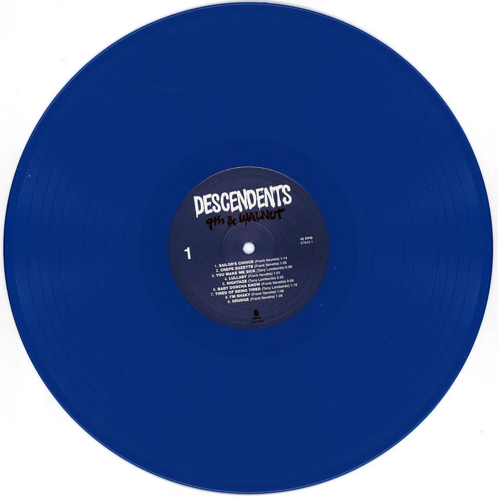 Descendents - 9th & Walnut Aqua Blue Vinyl Edition