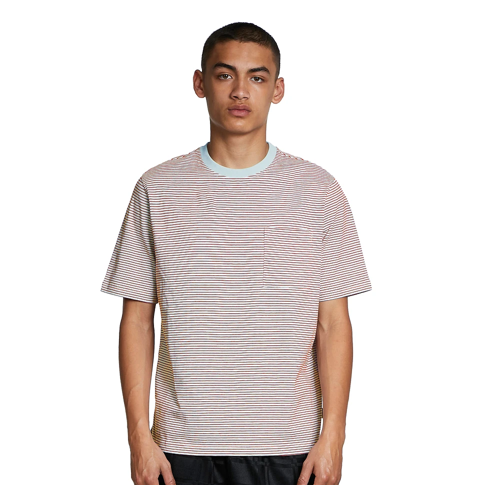 Stüssy - Mini Stripe Crew Neck Tee