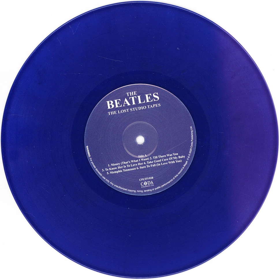 The Beatles - The Lost Studio Tapes 1962-1964 Blue Vinyl Edition