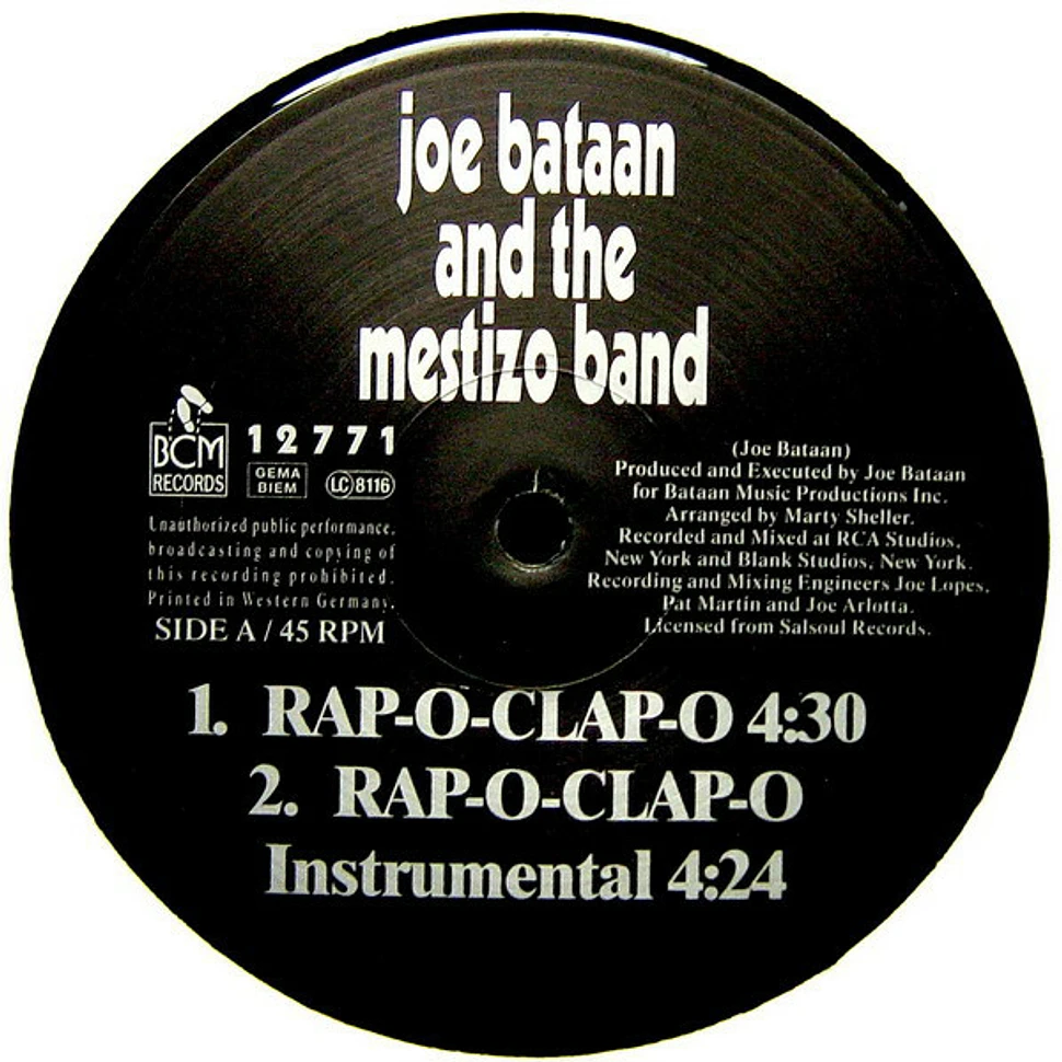 Joe Bataan And The Mestizo Band - Rap-O-Clap-O