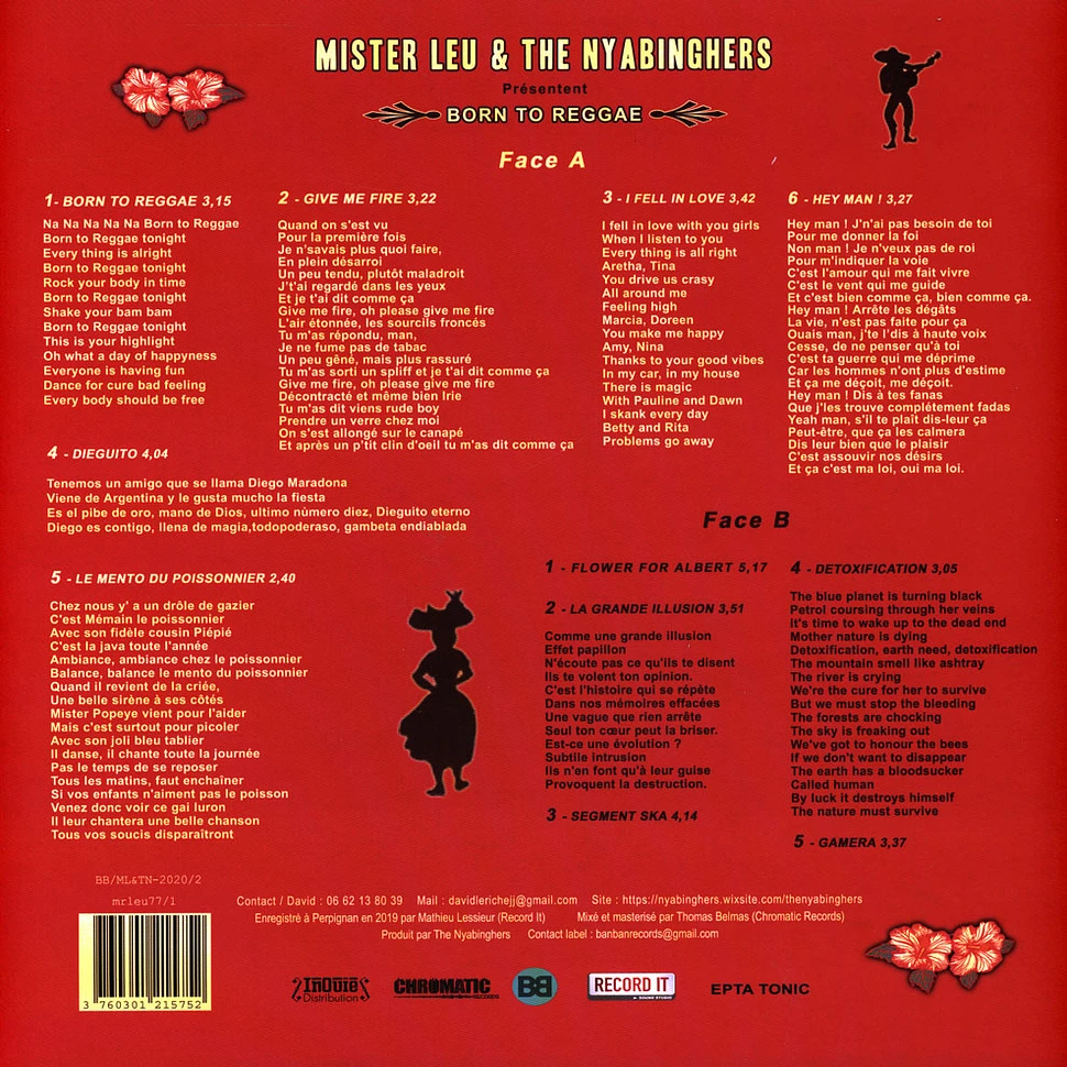 Mr Leu & The Nyabinghers - Born To Reggae
