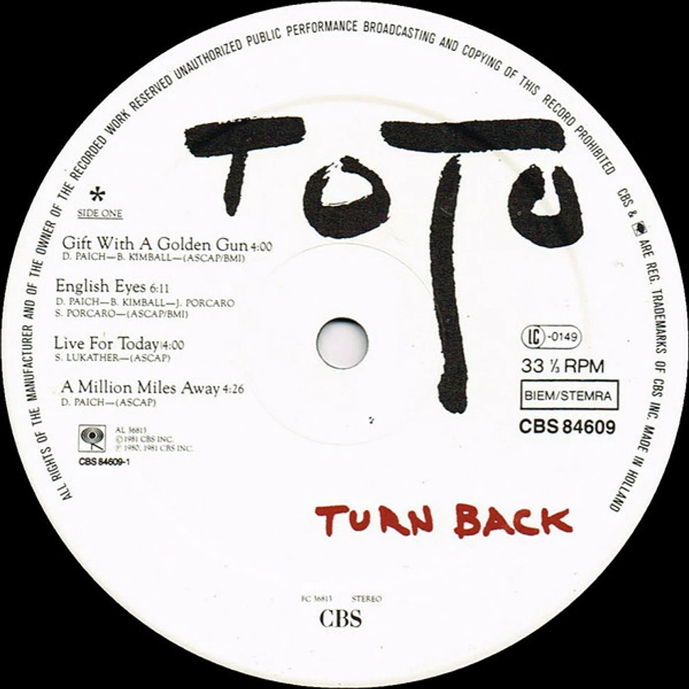 Toto - Turn Back