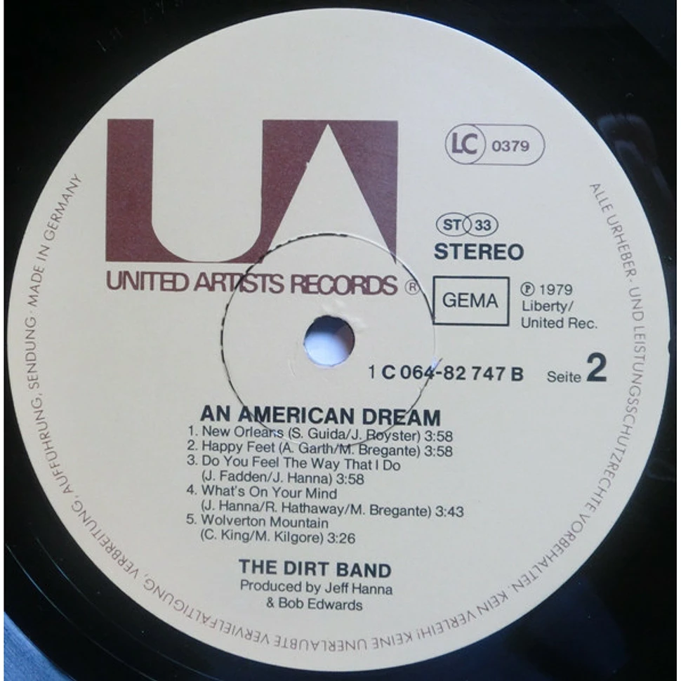 The Dirt Band - An American Dream