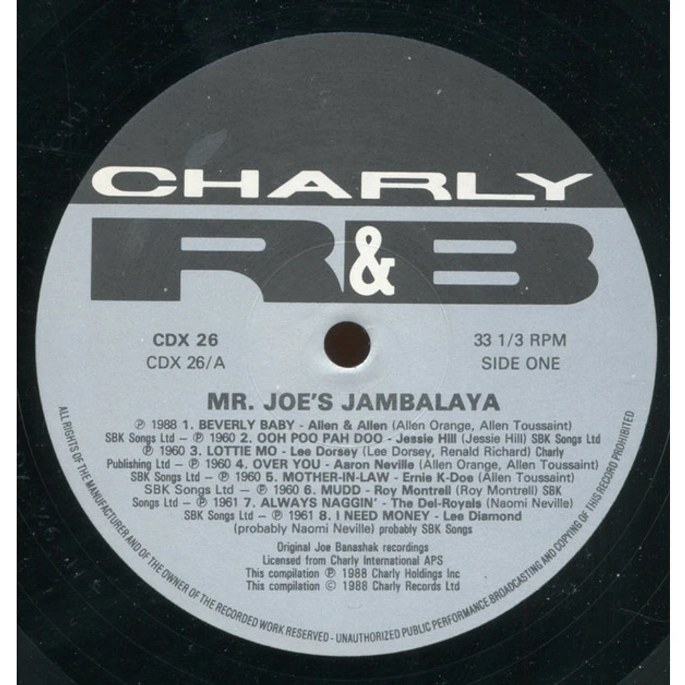 V.A. - Mr Joes Jambalaya