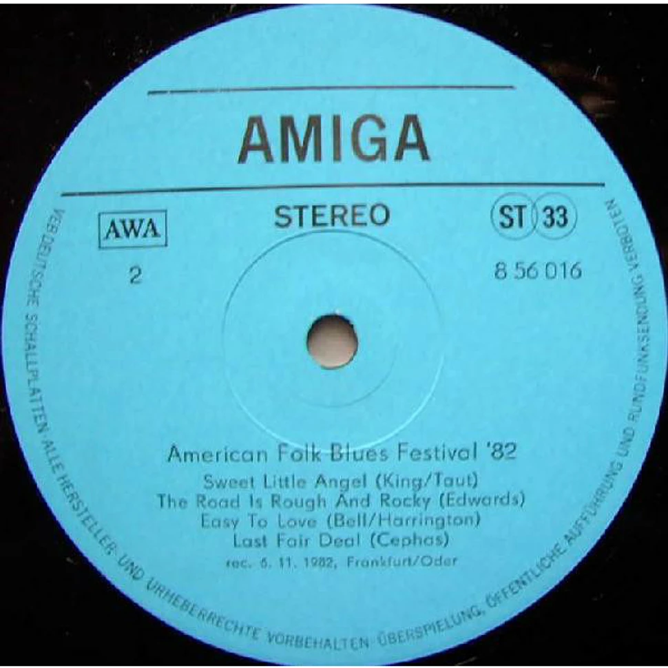 V.A. - American Folk Blues Festival '82