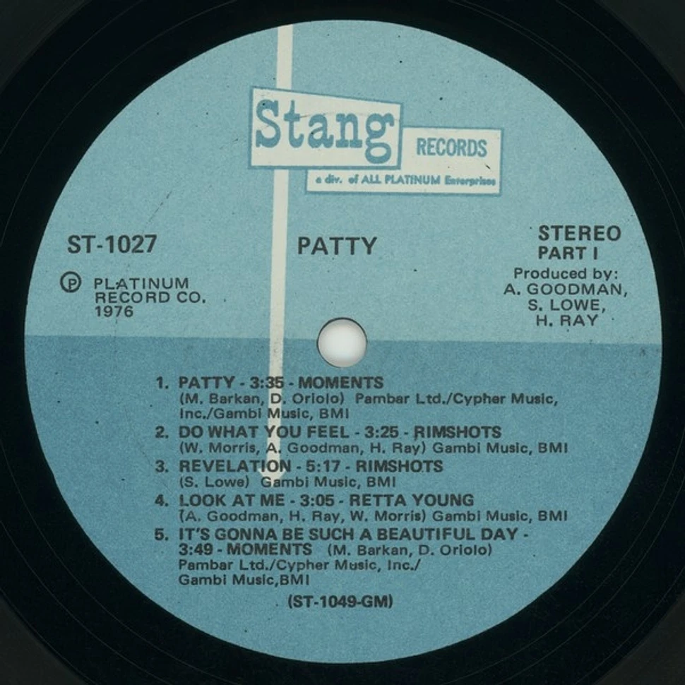 V.A. - Patty (The Original Soundtrack Recording)