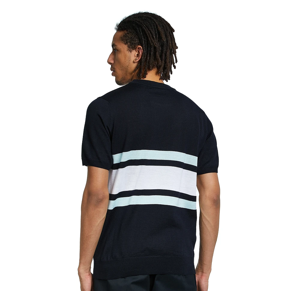 Fred Perry - Knitted Contrast Panel Crew