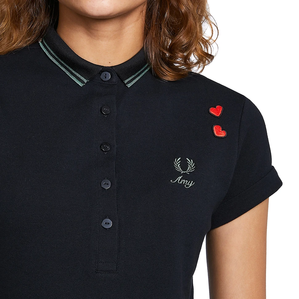 Fred Perry x Amy Winehouse Foundation - Pique Shirt Dress (Black