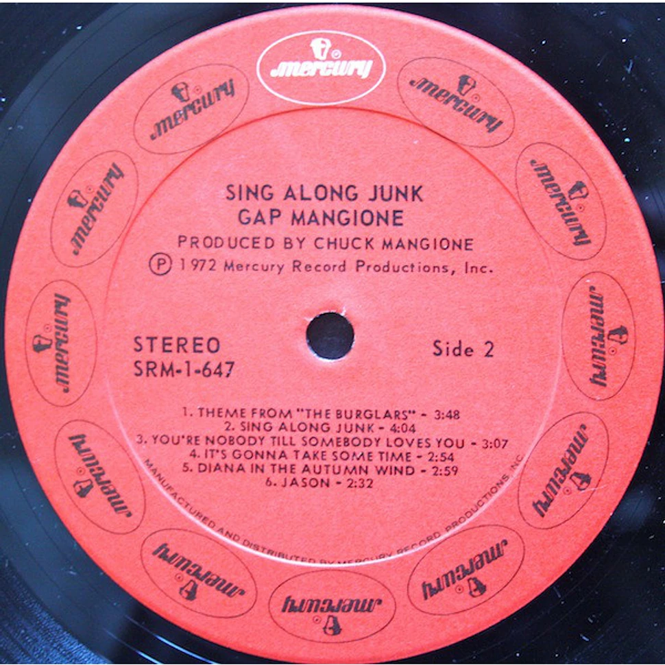 Gap Mangione - Sing Along Junk - Vinyl LP - 1972 - US - Original | HHV