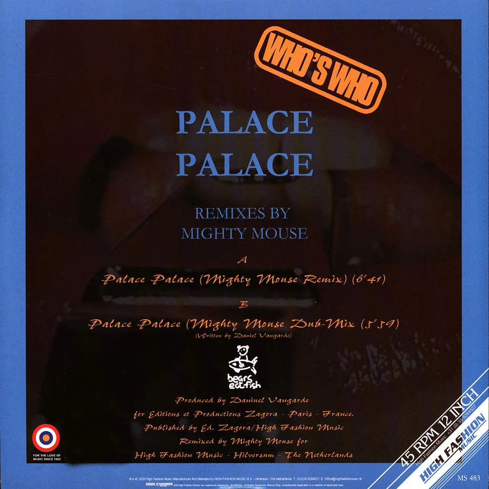 Who's Who - Palace Palace Mighty Mouse Remixes