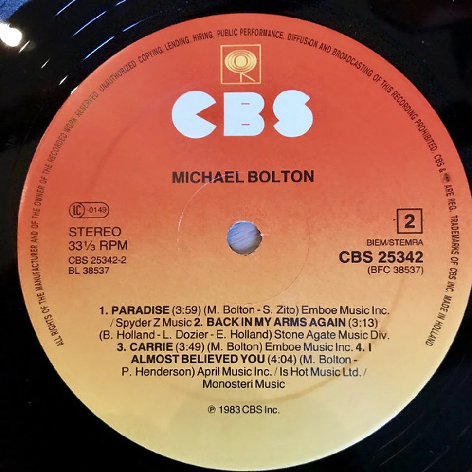 Michael Bolton - Michael Bolton