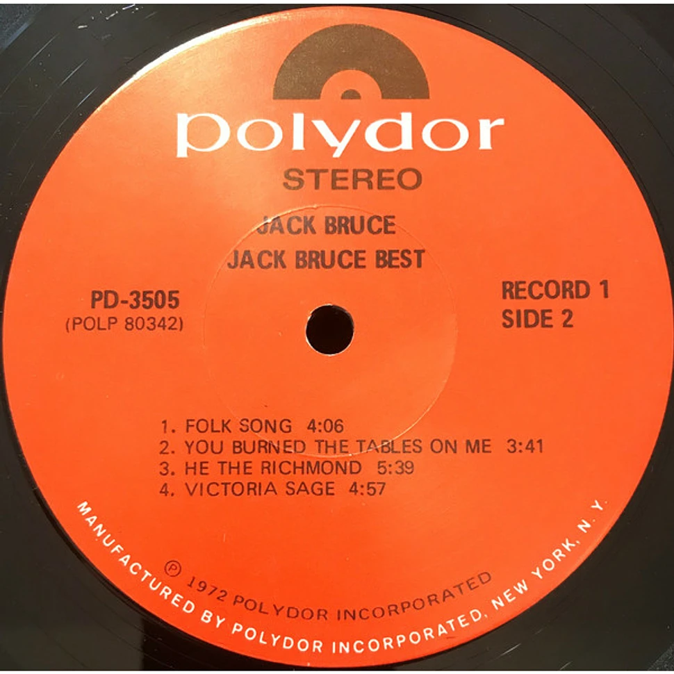 Jack Bruce - At His Best