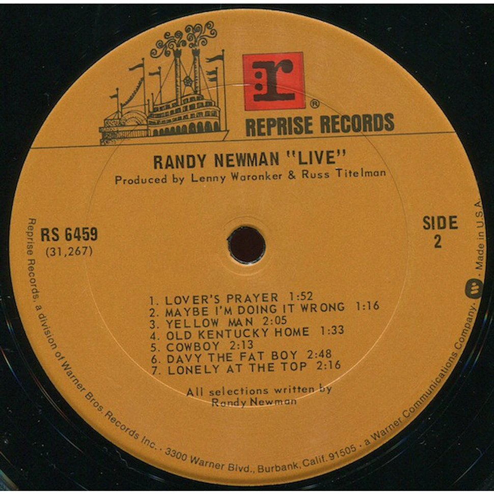 Randy Newman - Live